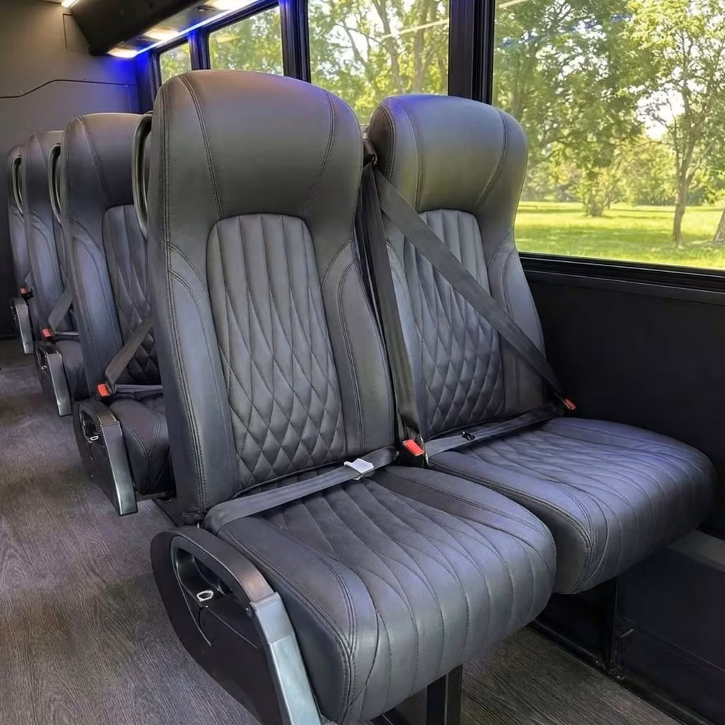 atascadero 20 passenger minibus high back seats