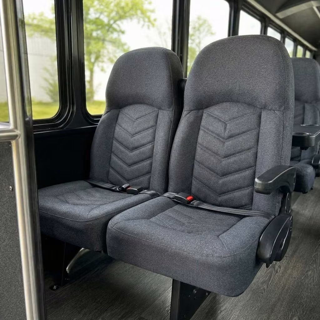 atascadero 25 passenger minibus high back seats