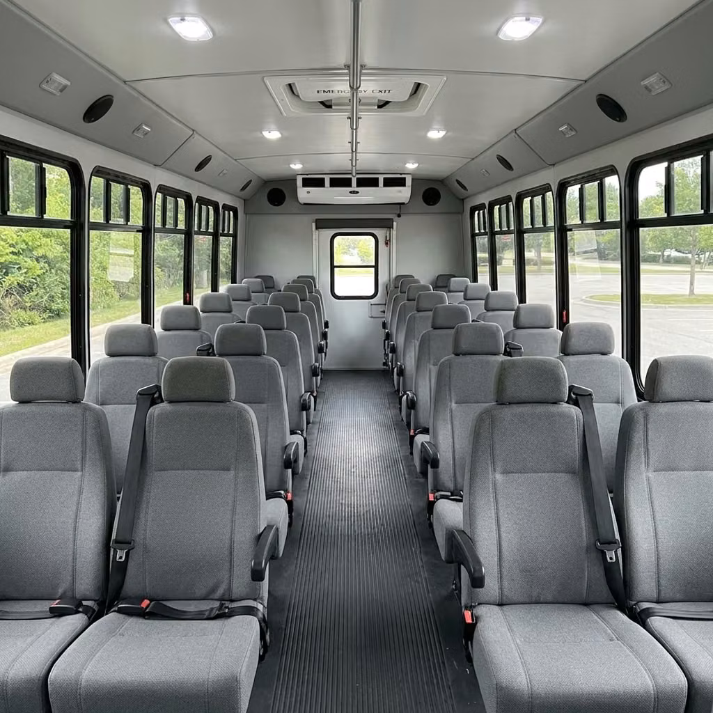 atascadero 30 passenger minibus seating