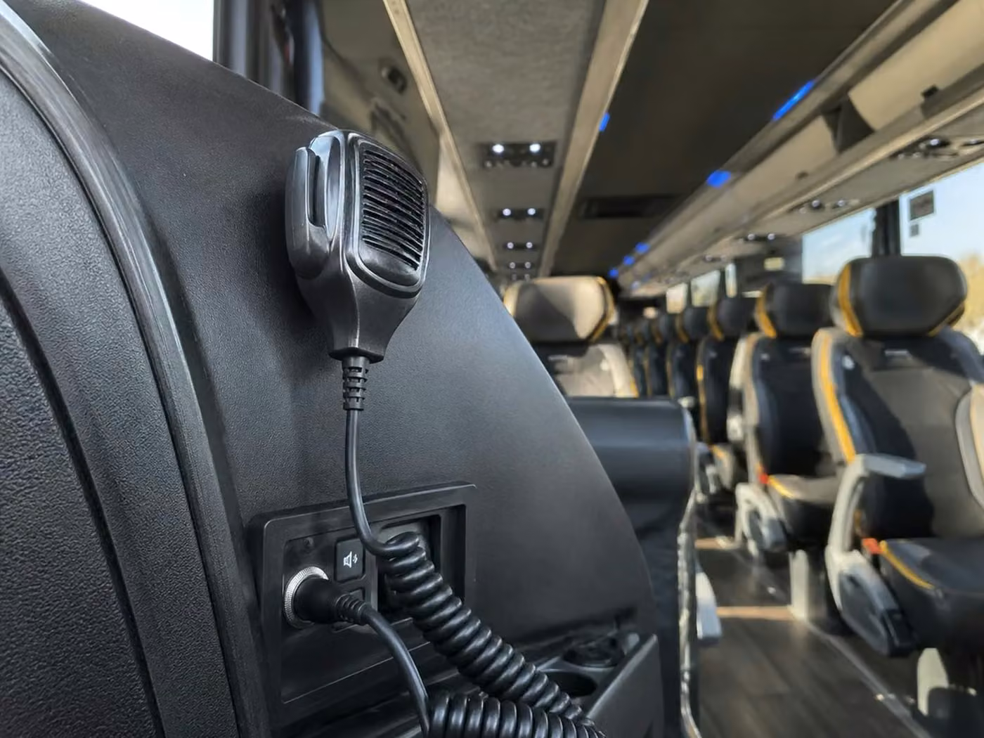 atascadero charter bus pa system