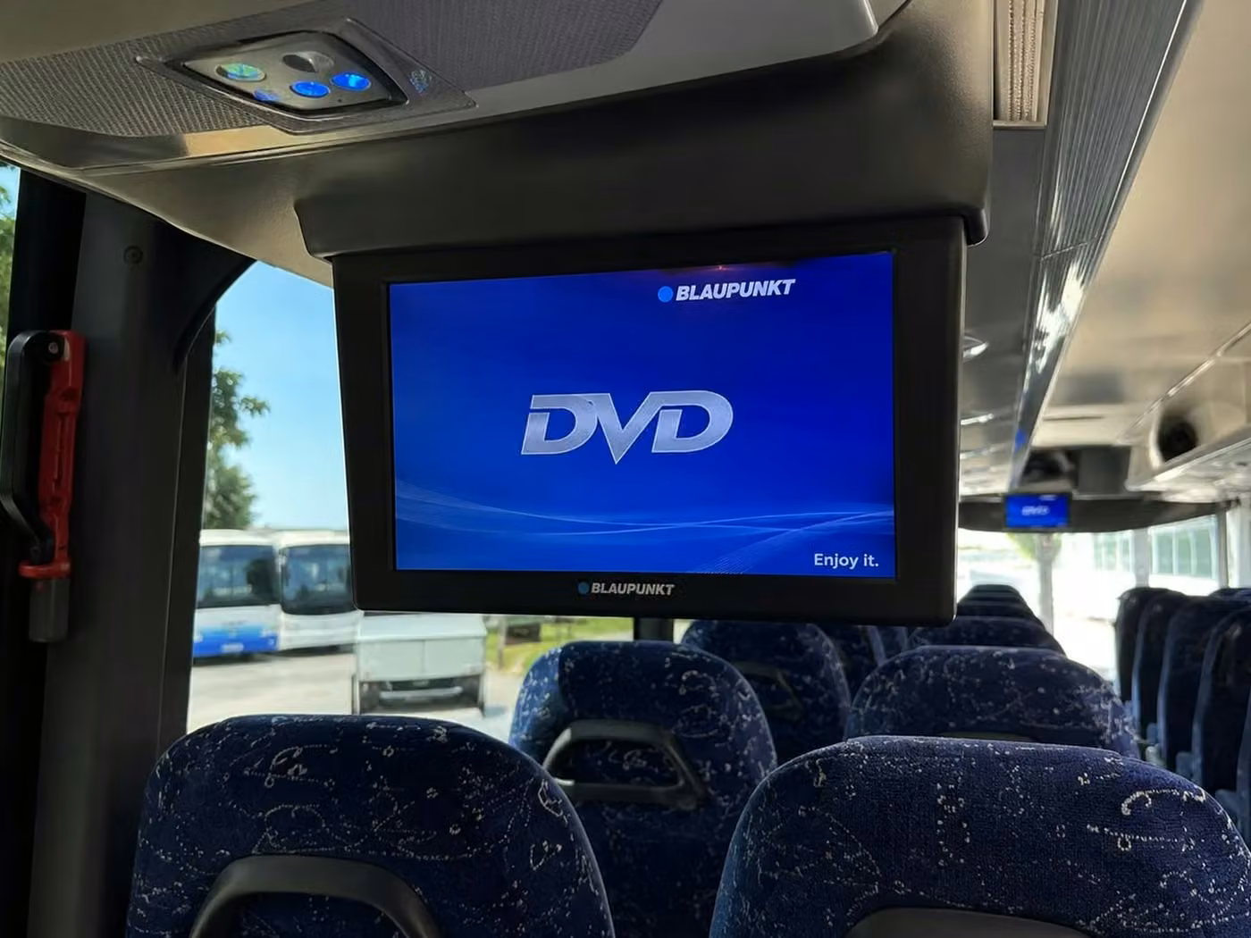 atascadero charter bus tv monitors