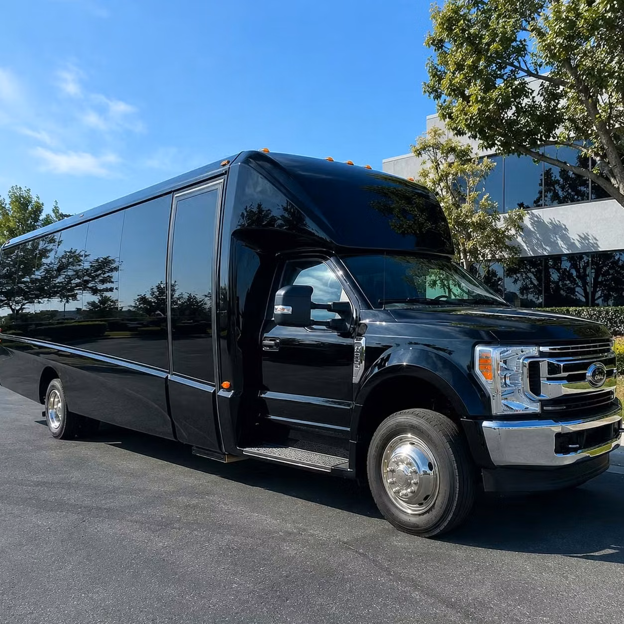 atascadero prom party buses with led lighting bluetooth sound and leather seating