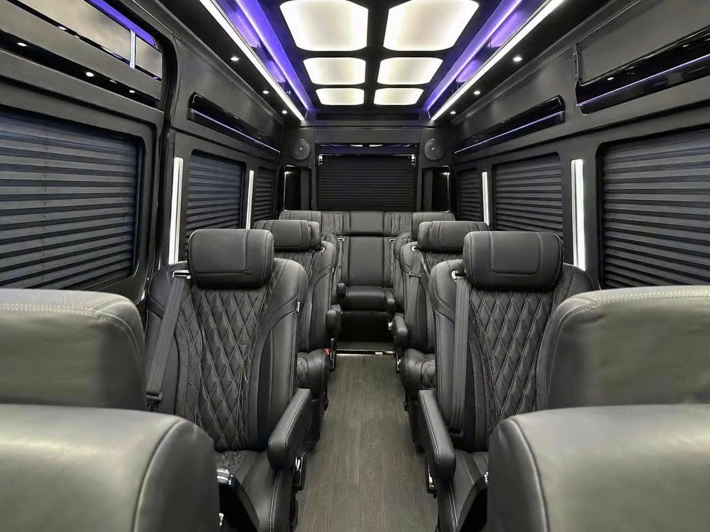 atascadero sprinter van rental with driver reclining seats