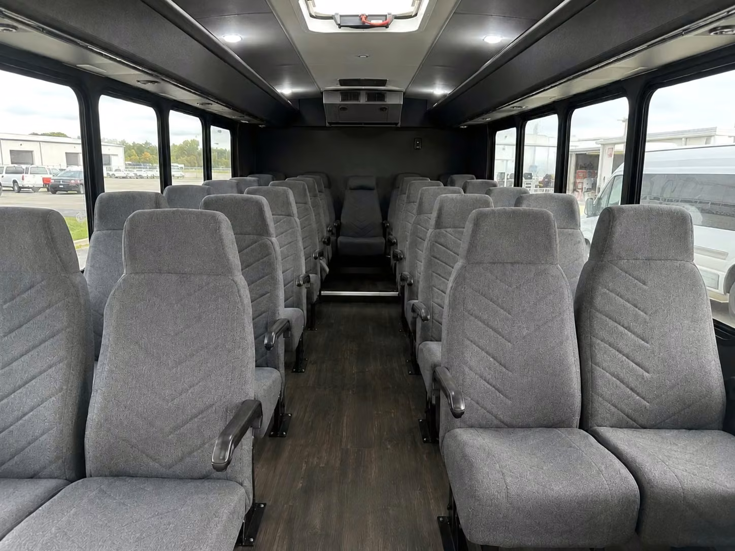 15 passenger minibus interior