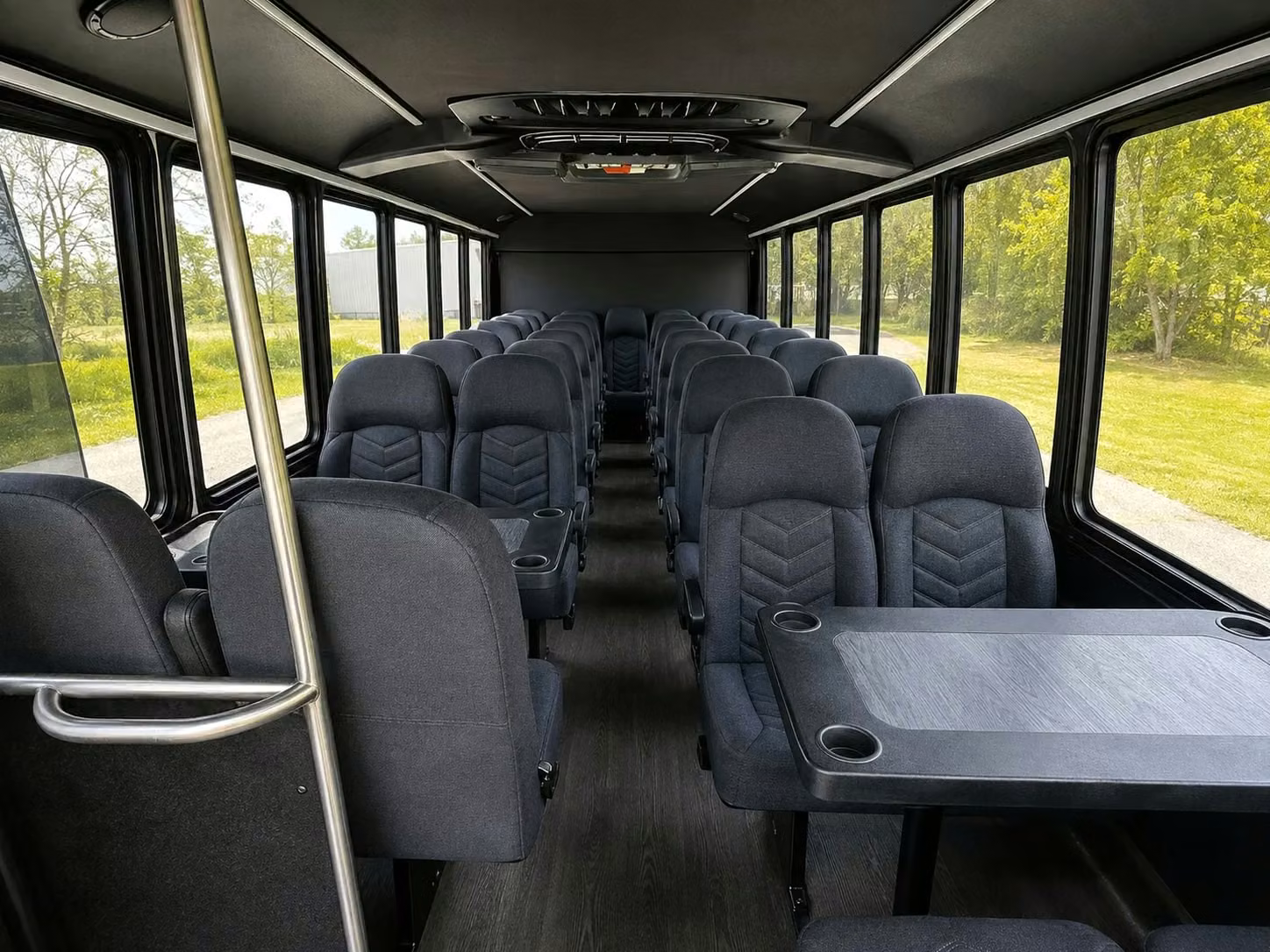 25 passenger minibus inside
